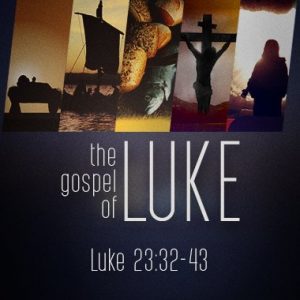 A cross and other images inspired by the Gospel of Luke