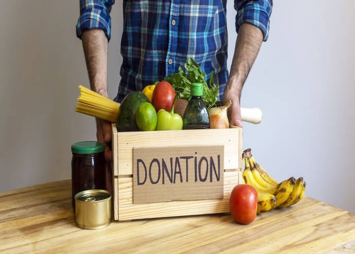 Image of a food donation box